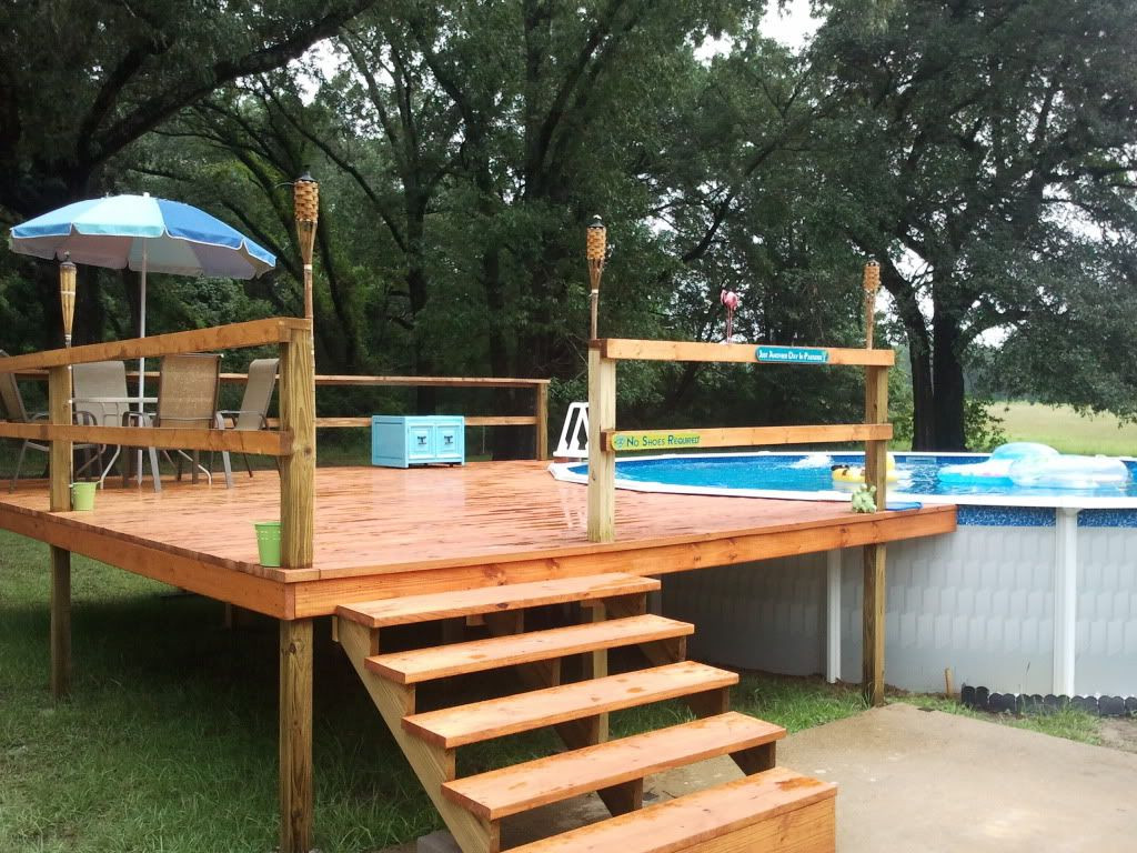 DIY Deck Kits
 Ground Pool Deck Kits