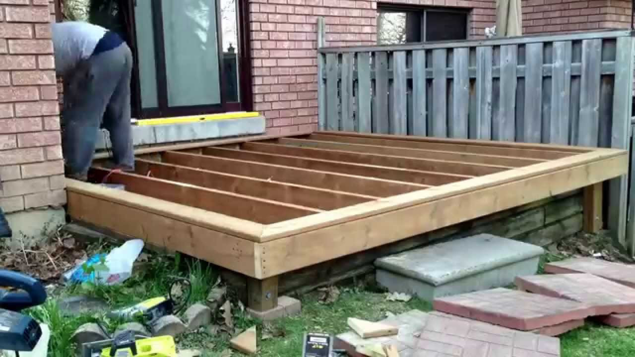 DIY Deck Plans
 10 by 10 DIY deck build timelapse of my son and I