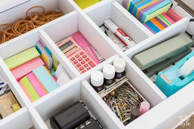 DIY Desk Drawer Organizer
 DIY Home fice Organizing Ideas