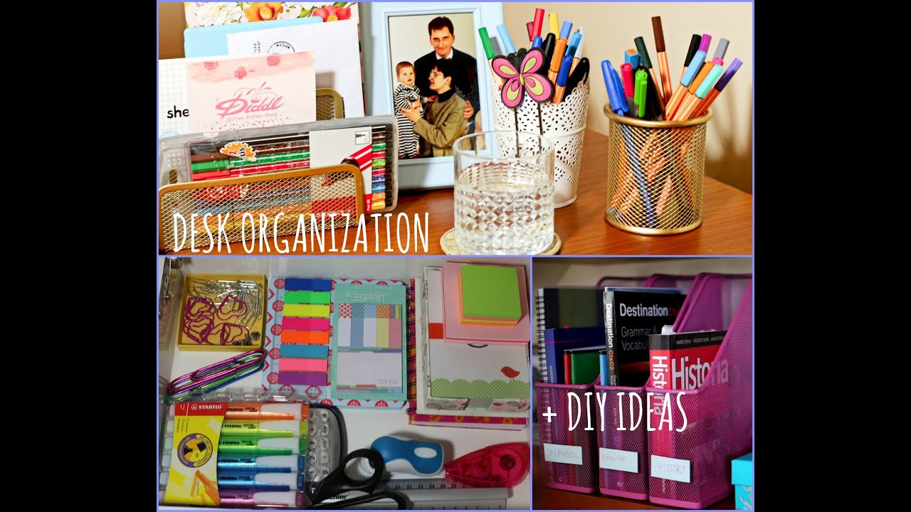 DIY Desk Organization Ideas
 Desk Organization DIY Ideas