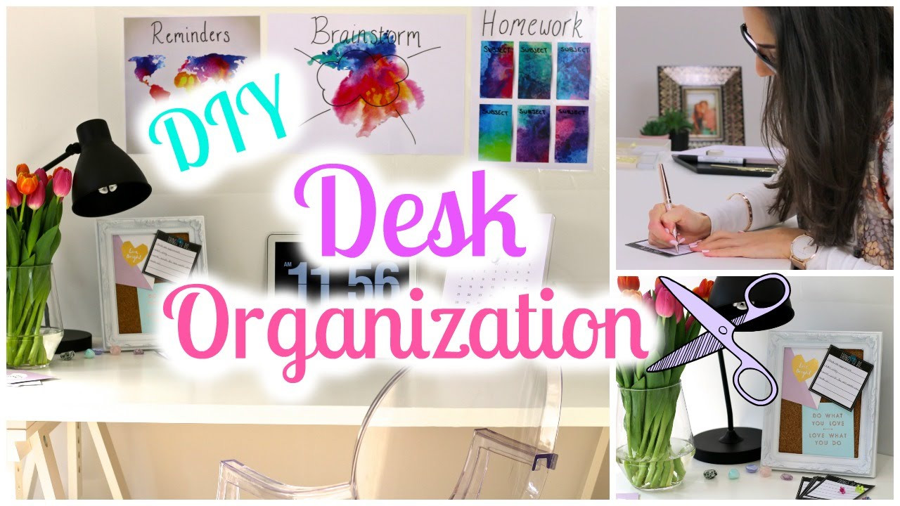 DIY Desk Organization Ideas
 DIY Desk Decor and Organization Ideas