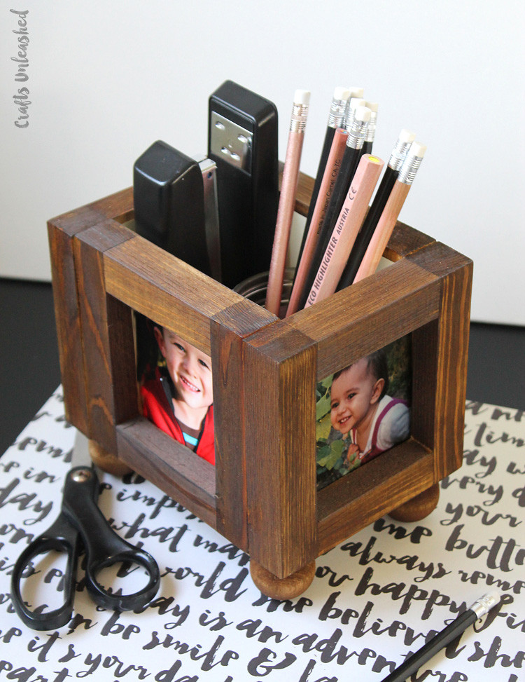 DIY Desk Organizers
 DIY Desk Organizer Wood Frames Consumer Crafts