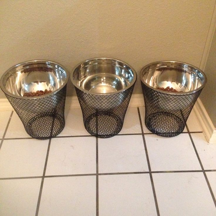 DIY Dog Bowls
 Best 25 Dog feeding station ideas on Pinterest