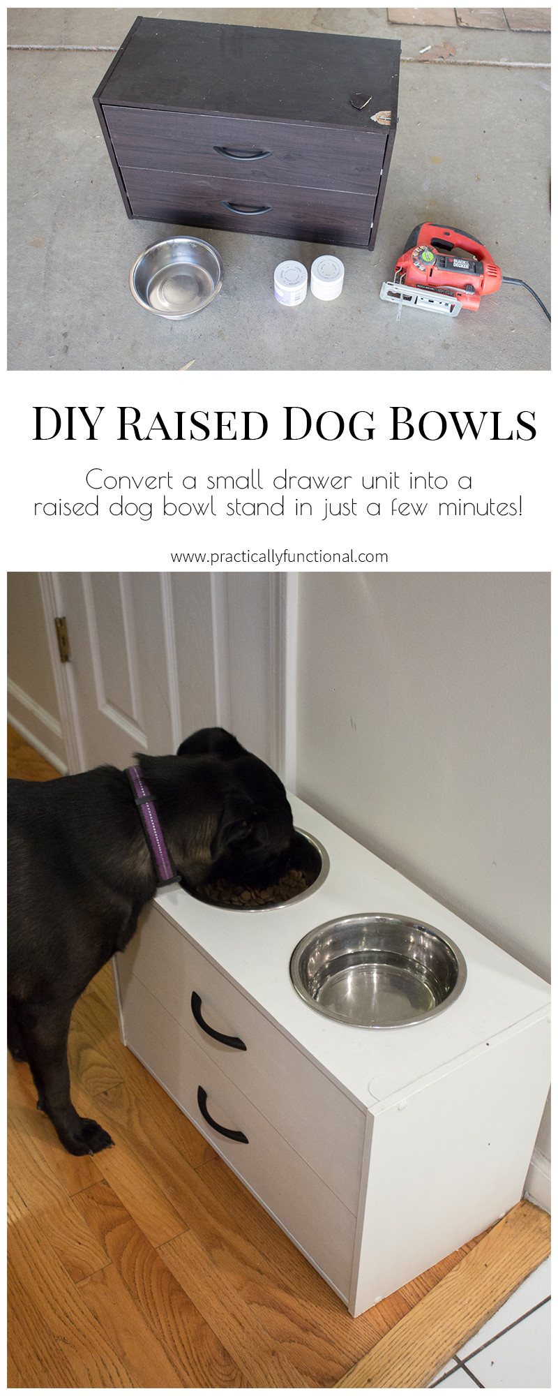 DIY Dog Bowls
 DIY Raised Dog Bowl Stand