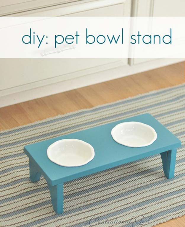 DIY Dog Bowls
 41 Crafty DIY Projects for Your Pet