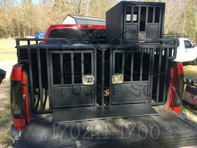DIY Dog Box For Truck
 Custom built dog box by Backyard Customs LLC Lugoff SC