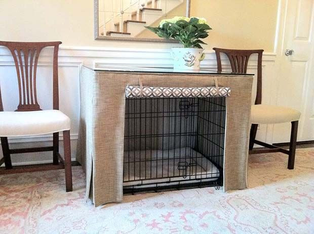 DIY Dog Cages
 1000 ideas about Dog Crate Cover on Pinterest