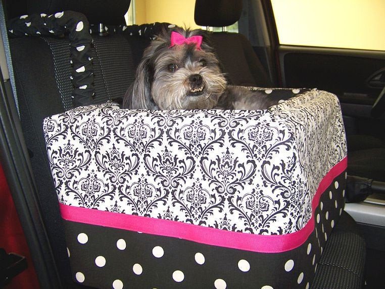 DIY Dog Car Seat
 Custom Dog Car Seat Small by FancyFido on Etsy