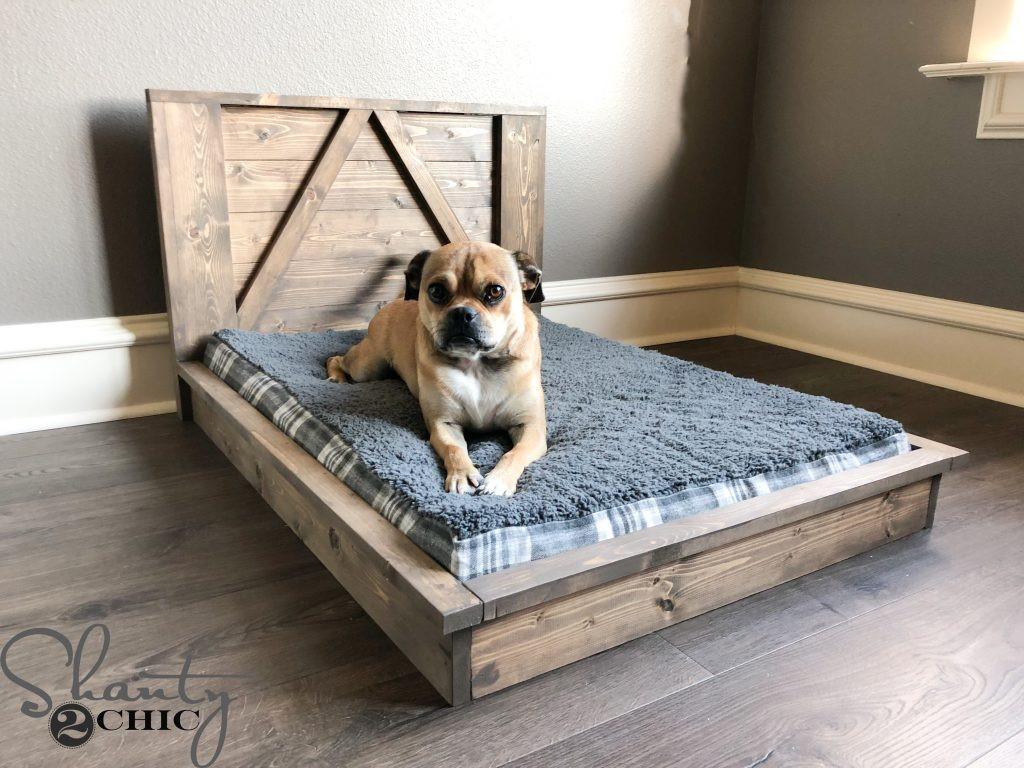 DIY Dog Cot
 DIY Farmhouse Dog Bed For Man s Best Friend Shanty 2 Chic