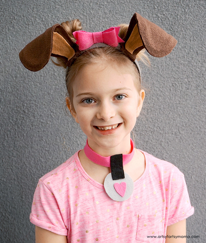 DIY Dog Ears
 DIY Dog Costume Accessories