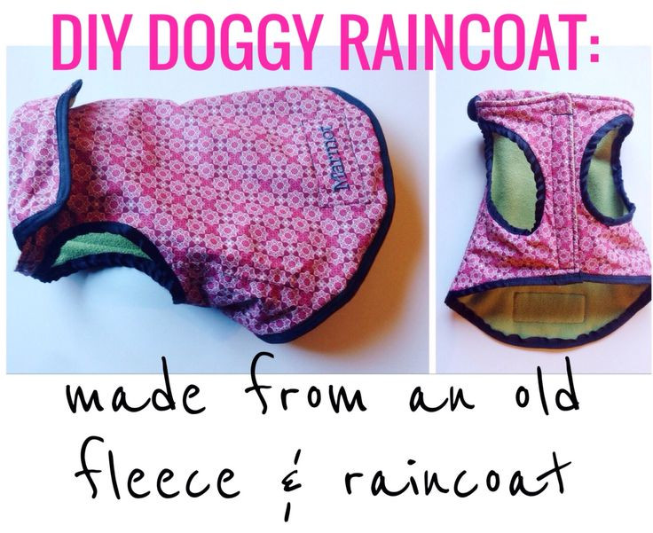 DIY Dog Raincoat
 DIY DOG RAINCOAT JACKET So this happened yesterday
