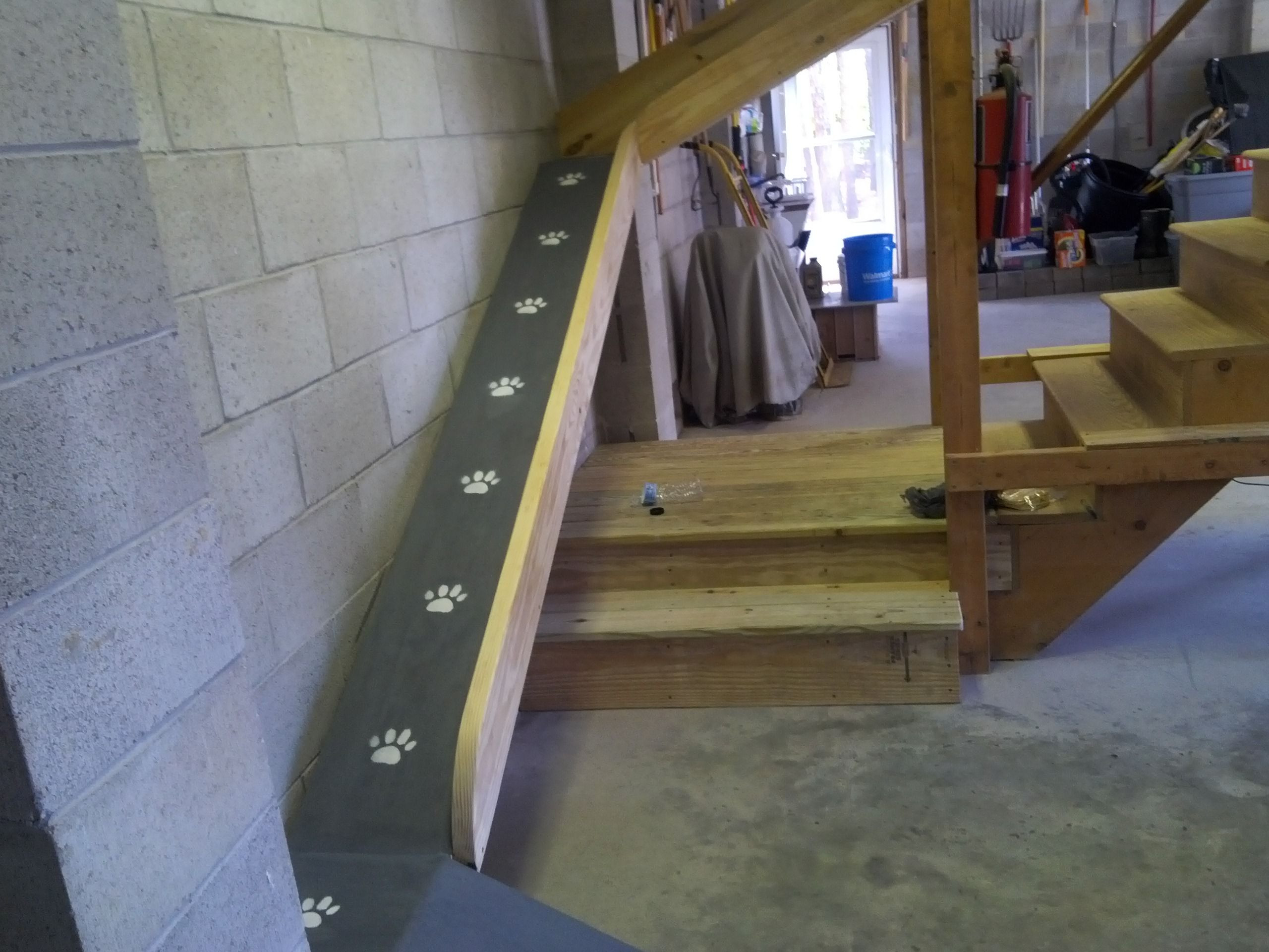 DIY Dog Ramp For Stairs
 Pin by Andy Rester on Dog