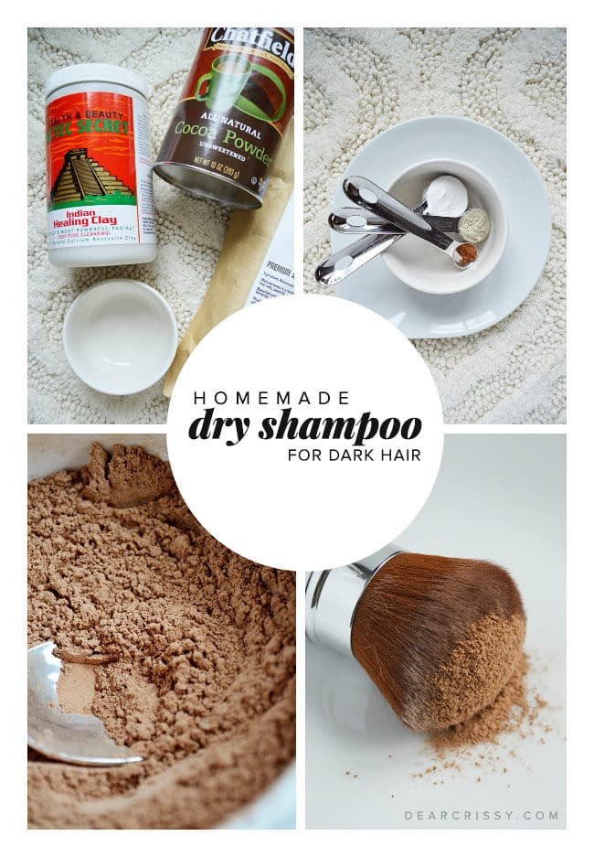 DIY Dry Shampoo For Dark Hair
 Homemade Dry Shampoo