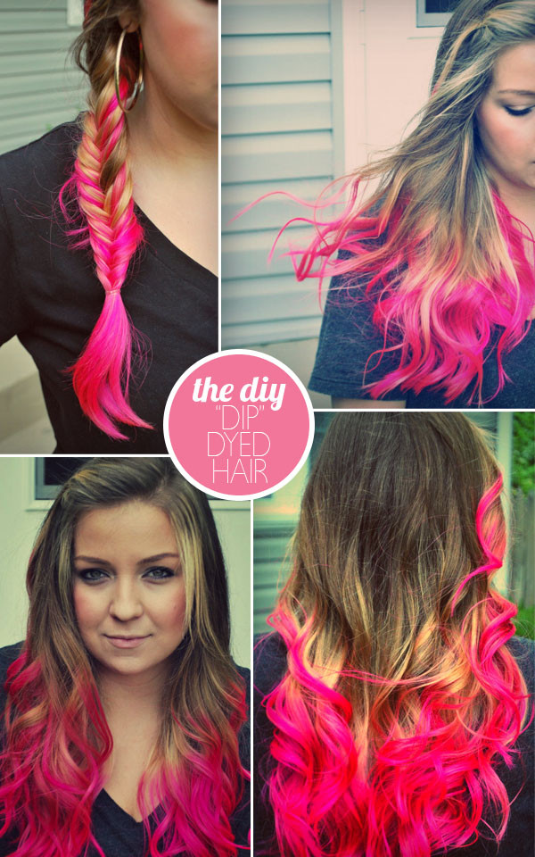 DIY Dyeing Hair
 the DIY "DIP" DYED HAIR UPDATED