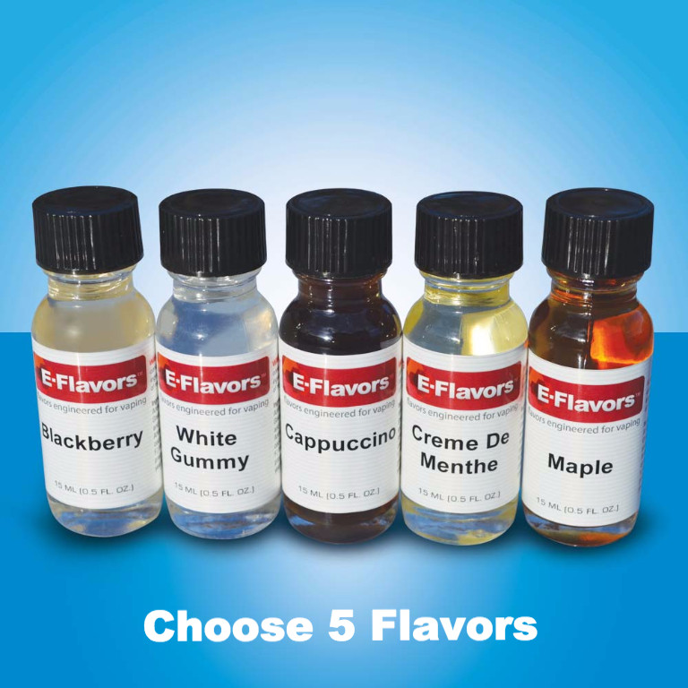 DIY Ejuice Kit
 15ml E Flavors DIY E Liquid Flavoring Variety 5 Pack