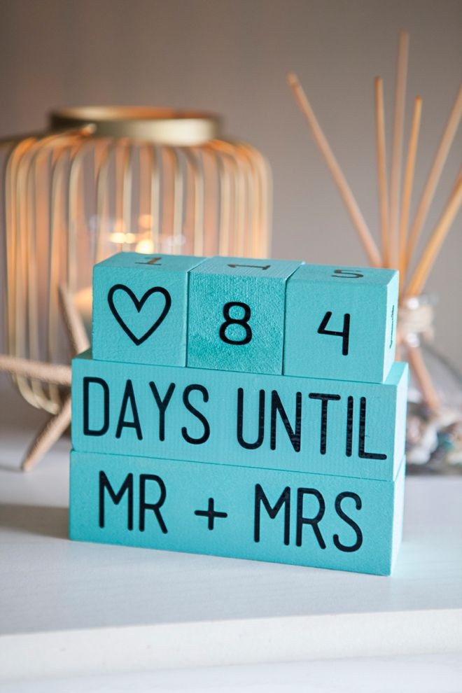 DIY Engagement Gifts
 Best 25 Wedding countdown ideas on Pinterest