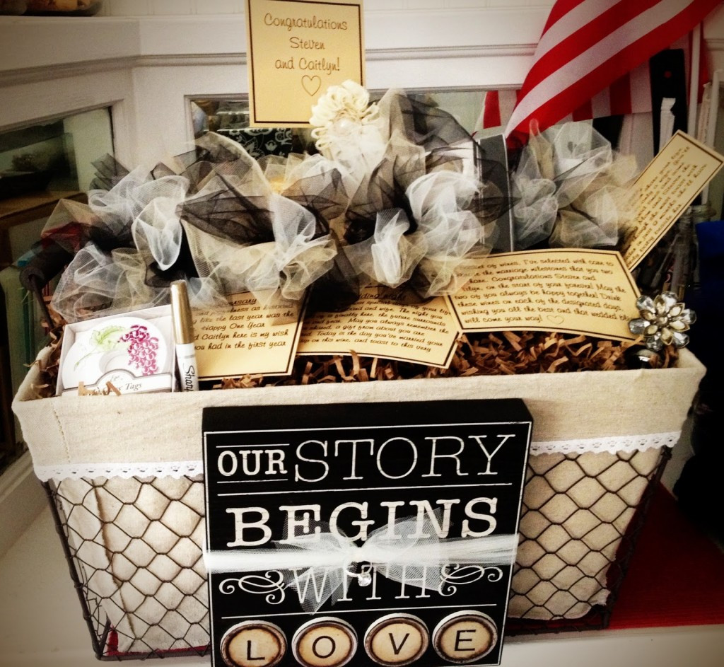 DIY Engagement Gifts
 Brid te’s Pick of the Week – A Wine Basket of Firsts