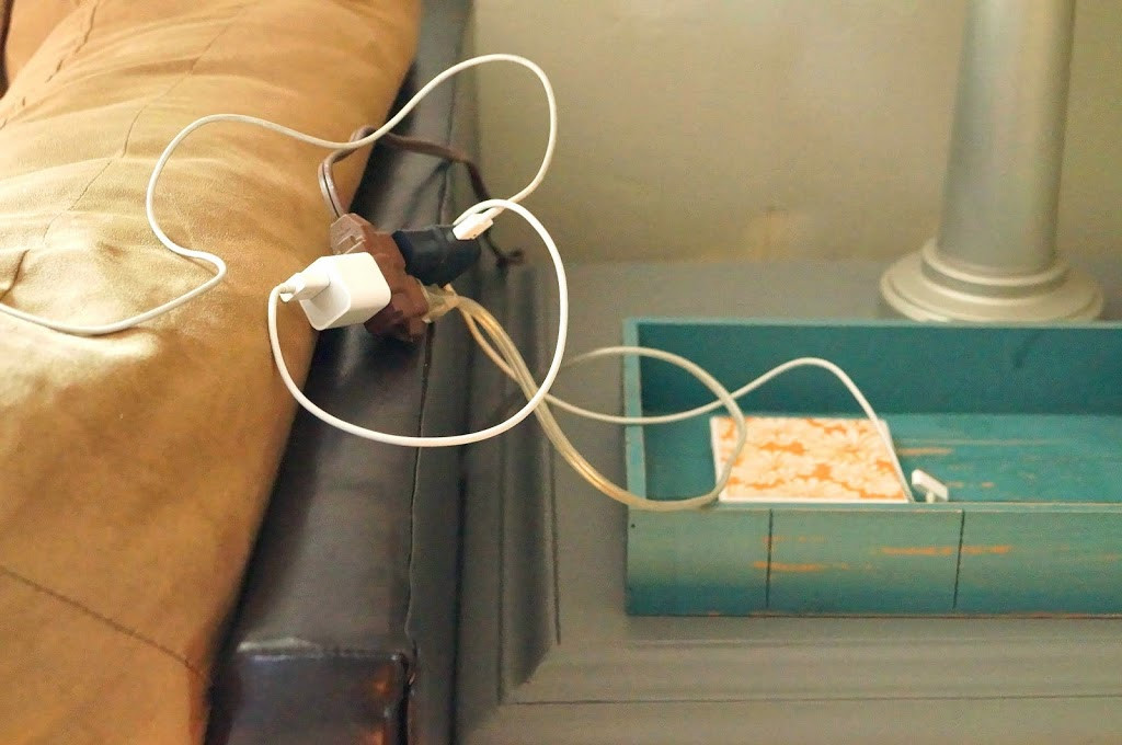 DIY Extension Cord Organizer
 DIY Charging Station & Cord Organizer Old House to New Home