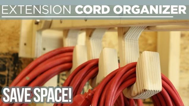 DIY Extension Cord Organizer
 Make a Folding Extension Cord Organizer for Easy Storage