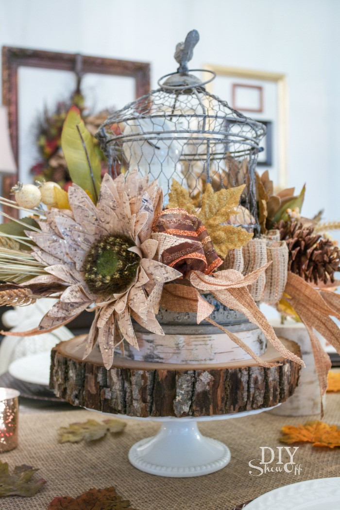 DIY Fall Wedding Centerpieces
 Decorative Fall Centerpiece DIY Show f ™ DIY