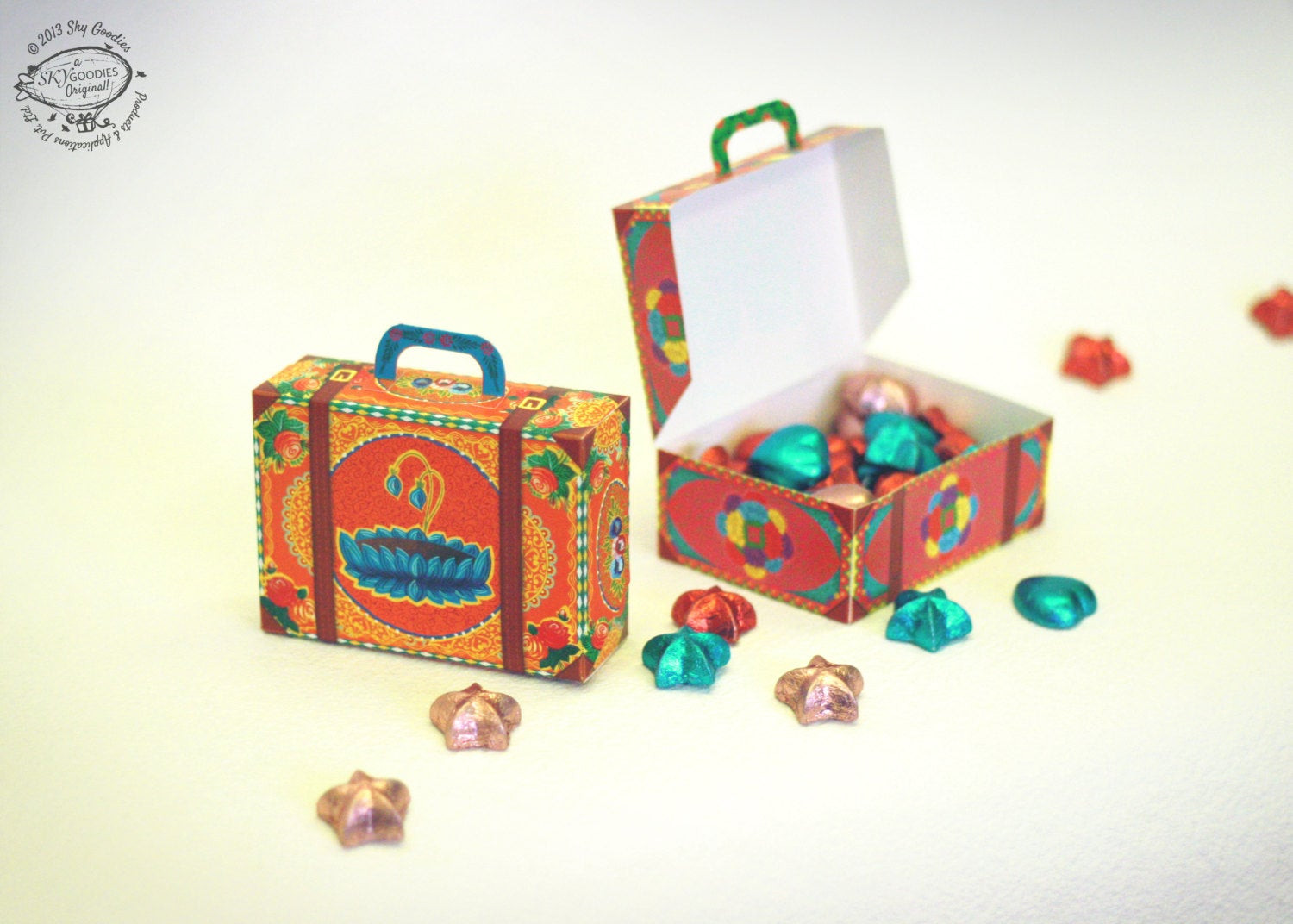 DIY Favor Box
 DIY Paper Gift Box Favor Box Colorful Mini by SkyGoo s