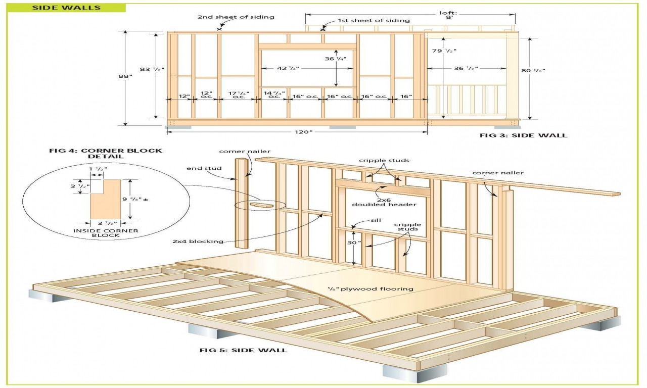 DIY Floor Plans
 Wood Cabin Plans Free Free 12X16 Shed Plans DIY cabin