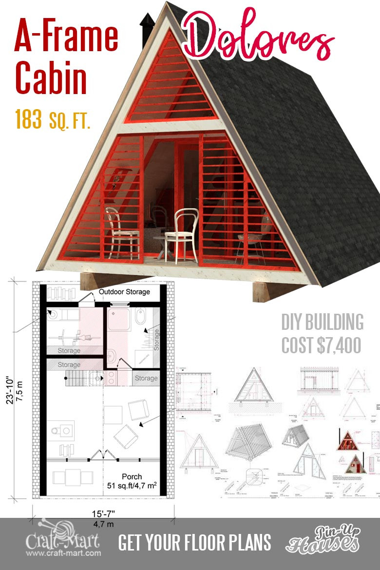 DIY Floor Plans
 Cute Small House Floor Plans A Frame Homes Cabins