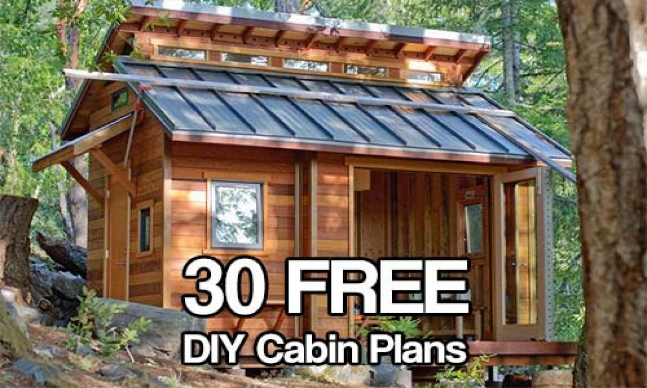 DIY Floor Plans
 Small Cabin Building Plans Free DIY Cabin Plans diy cabin