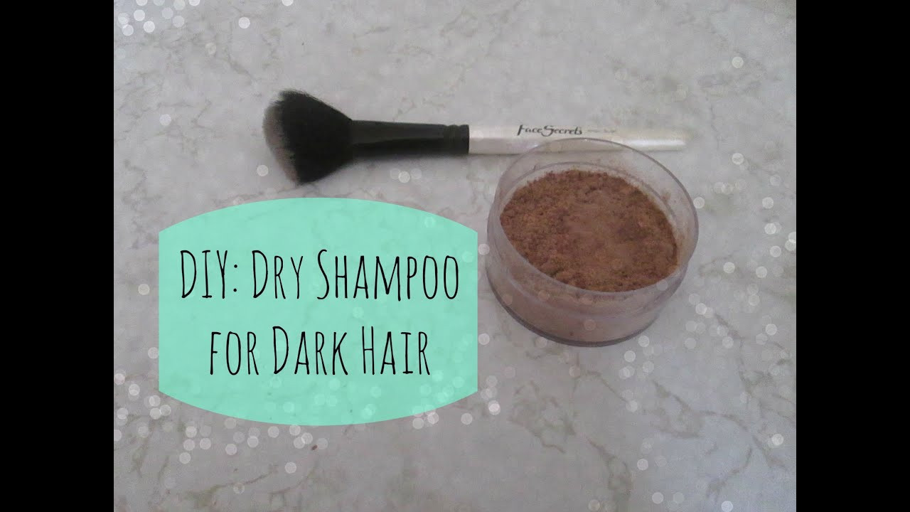 DIY For Dry Hair
 DIY Dry Shampoo for Dark Hair