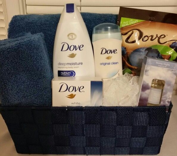DIY Gift Baskets For Her
 Dove t basket for her Gift Ideas for Her