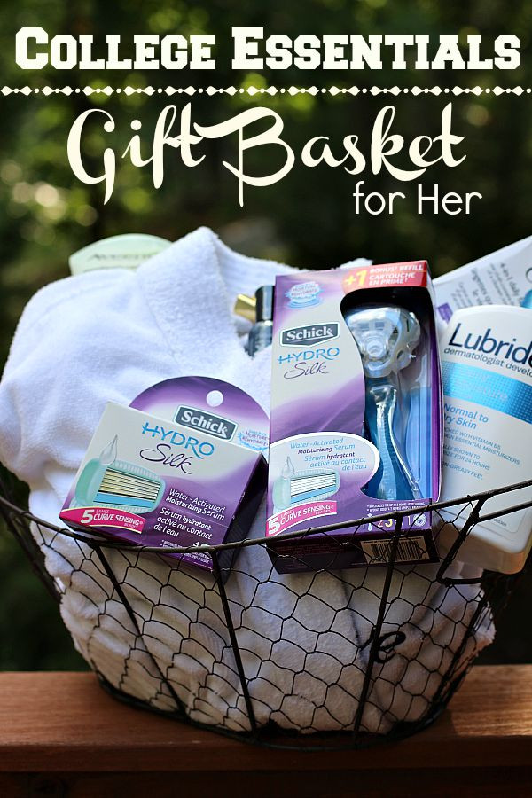 DIY Gift Baskets For Her
 DIY College Essentials Gift Basket for Her The