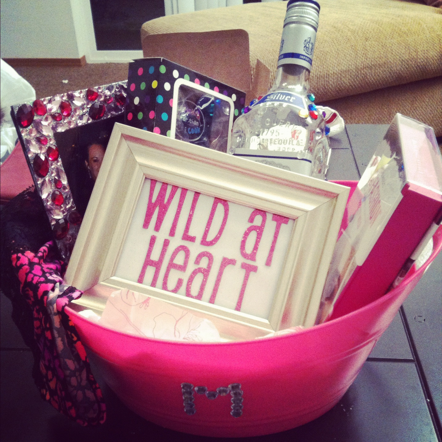 DIY Gift Baskets For Her
 DIY Wild at Heart Gift Basket