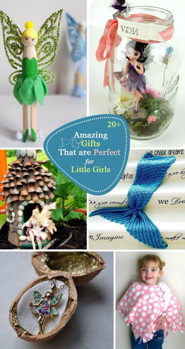 Diy Gift Ideas For Girls
 20 Amazing DIY Gifts That are Perfect for Little Girls 2017