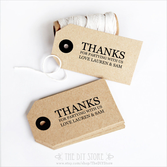 DIY Gift Tags Templates
 24 Gift Tag Templates – Free Sample Example Format