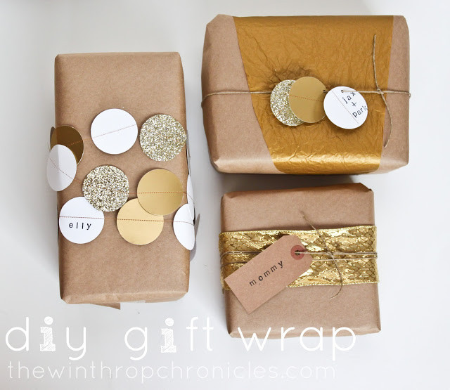 DIY Gift Wrap
 Gift Wrapping Ideas & Printable Gift Tags The Idea Room