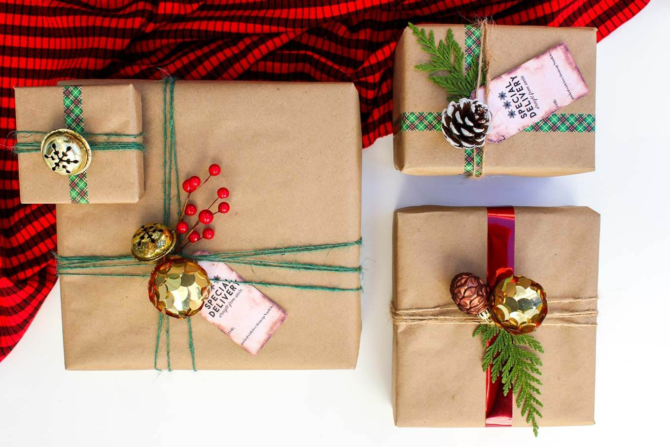 DIY Gift Wrap
 Easy Dollar Store Christmas Gift Wrap Ideas Free Gift Tags