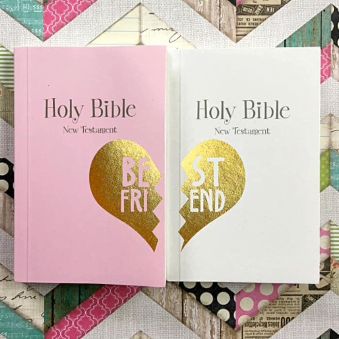 DIY Gifts For Best Friends
 A DIY FRIENDSHIP GIFT A BFF BIBLE with verses