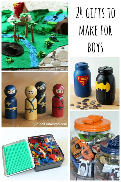 DIY Gifts For Boy
 Gifts to Make for Boys Frugal Fun For Boys and Girls