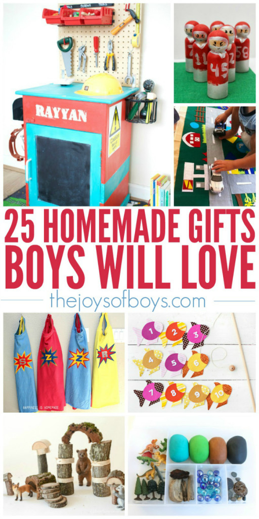 DIY Gifts For Boy
 25 Homemade Gifts Boys Will Love