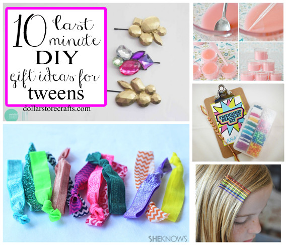 DIY Gifts For Girls
 10 Last Minute DIY Gift Ideas for Tween Girls Dollar