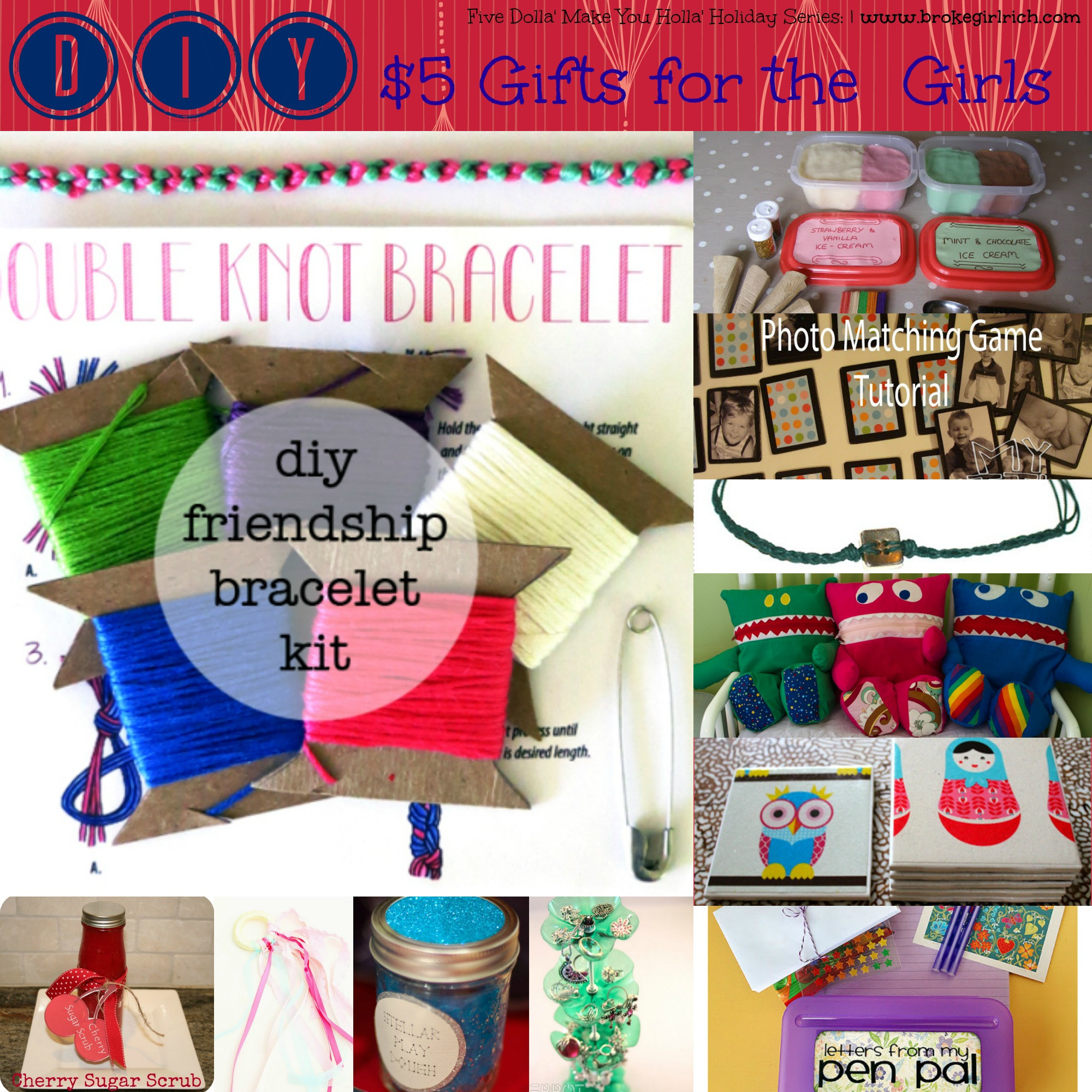 DIY Gifts For Girls
 Five Dolla Make You Holla Holiday Series Sisters