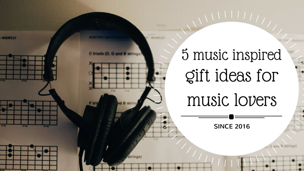 DIY Gifts For Music Lovers
 5 MUSIC INSPIRED DIY GIFT IDEAS FOR MUSIC LOVERS??