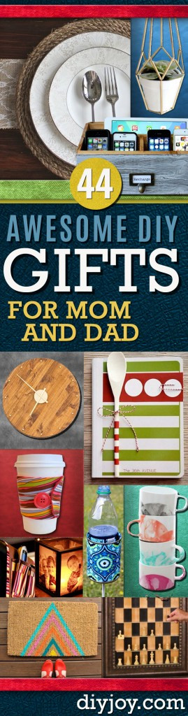 DIY Gifts For Parents
 Awesome DIY Gift Ideas Mom and Dad Will Love DIY Joy