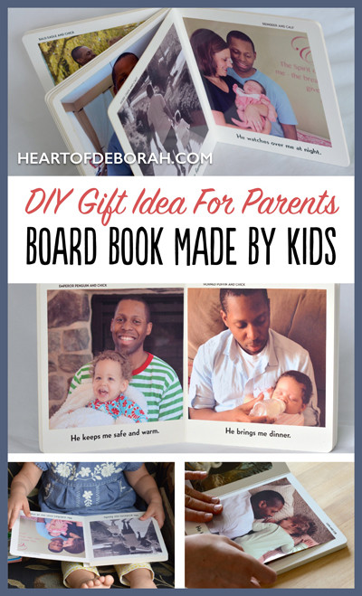 DIY Gifts For Parents
 DIY Gift Idea For Parents From Kids Heart of Deborah
