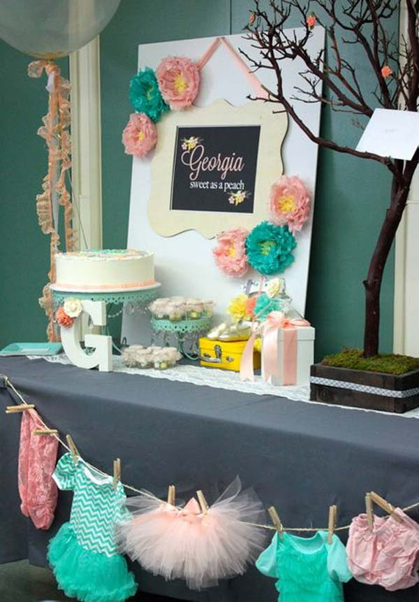 DIY Girl Baby Shower Ideas
 22 Cute & Low Cost DIY Decorating Ideas for Baby Shower Party