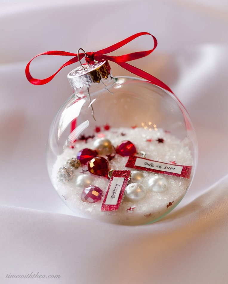 DIY Glass Christmas Ornaments
 Christmas Ornament DIY Gift That Is A Gorgeous