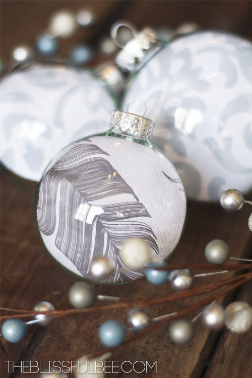 DIY Glass Christmas Ornaments
 DIY Fillable Christmas Ornaments – THE BLISSFUL BEE