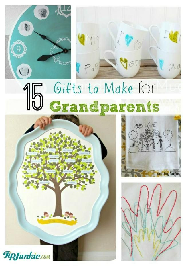 DIY Grandma Gifts
 15 Thoughtful Gifts to Make for Grandparents