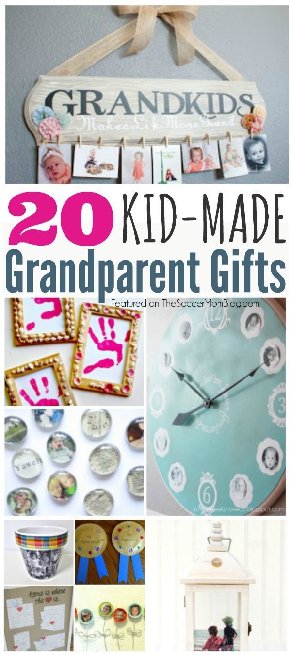 DIY Grandma Gifts
 20 Kid Made Grandparent Gifts They ll Treasure Forever