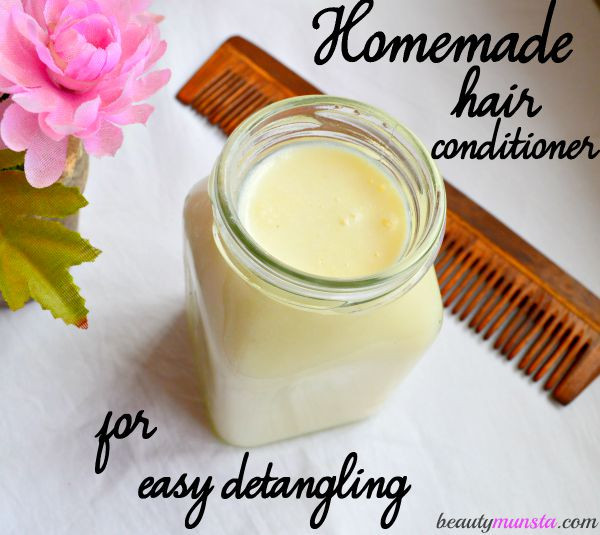 DIY Hair Conditioner
 Detangle Easier with this DIY Shea Butter Hair Conditioner